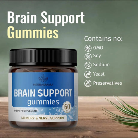 HERBAMAMA - Herbamama Brain Booster Gummies 60 Gomitas - The Red Vitamin MX - Suplementos Alimenticios - {{ shop.shopifyCountryName }}