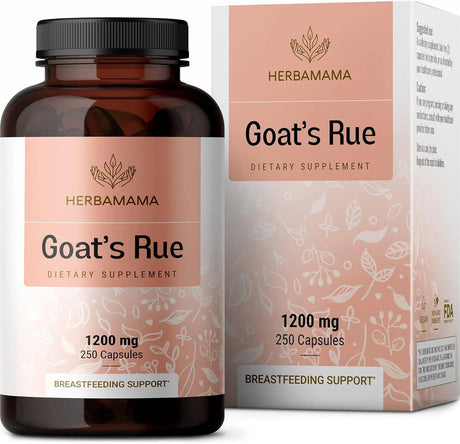 HERBAMAMA - Herbamama Goat's Rue 1200Mg. 250 Capsulas - The Red Vitamin MX - Suplementos Alimenticios - {{ shop.shopifyCountryName }}