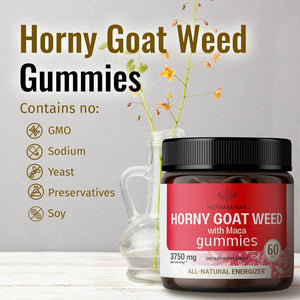 HERBAMAMA - Herbamama Horny Goat Weed Gummies 60 Gomitas - The Red Vitamin MX - Suplementos Alimenticios - {{ shop.shopifyCountryName }}