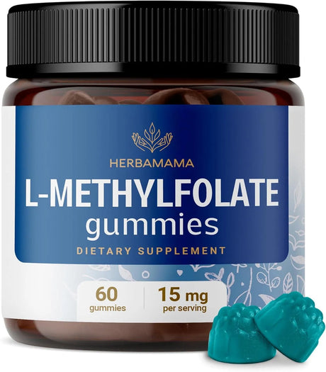 HERBAMAMA - HERBAMAMA L Methylfolate 15Mg. Gummies 60 Gomitas - The Red Vitamin MX - Suplementos Alimenticios - {{ shop.shopifyCountryName }}