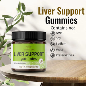 HERBAMAMA - Herbamama Liver Support Gummies 60 Gomitas - The Red Vitamin MX - Suplementos Alimenticios - {{ shop.shopifyCountryName }}