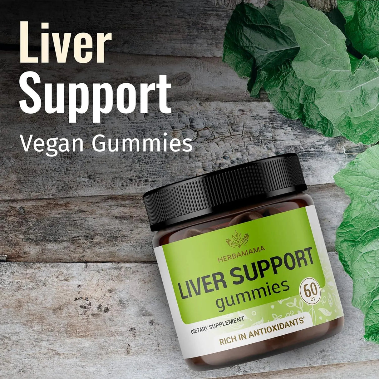 HERBAMAMA - Herbamama Liver Support Gummies 60 Gomitas - The Red Vitamin MX - Suplementos Alimenticios - {{ shop.shopifyCountryName }}