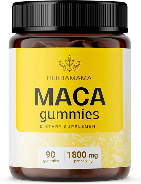 HERBAMAMA - HERBAMAMA Maca Root Gummies 1800Mg. 90 Gomitas - The Red Vitamin MX - Suplementos Alimenticios - {{ shop.shopifyCountryName }}