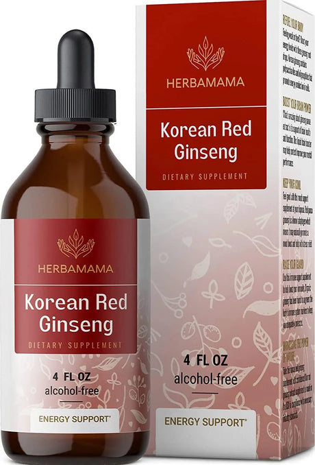 HERBAMAMA - HERBAMAMA Panax Ginseng Root Tincture 4 Fl. Oz. - The Red Vitamin MX - Suplementos Alimenticios - {{ shop.shopifyCountryName }}