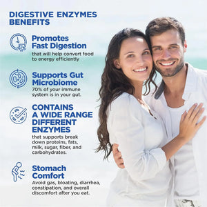 HERBAME - HerbaMe Digestive Enzymes with Probiotics and Prebiotics Postbiotics 60 Capsulas - The Red Vitamin MX - Suplementos Alimenticios - {{ shop.shopifyCountryName }}