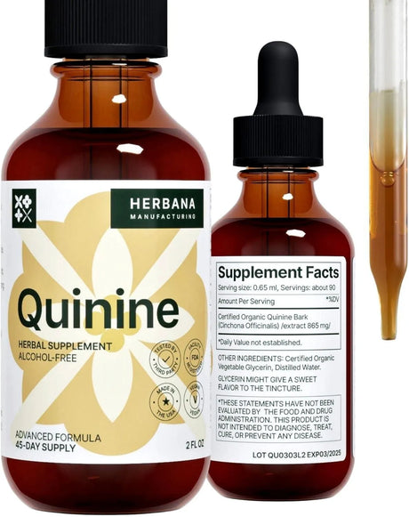 HERBANA - Herbana Quinine Liquid Extract 2 Fl.Oz. - The Red Vitamin MX - Suplementos Alimenticios - {{ shop.shopifyCountryName }}