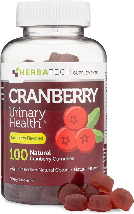 HERBATECH - Herbatech Supplements Cranberry Gummies 1000Mg. 100 Gomitas - The Red Vitamin MX - Suplementos Alimenticios - {{ shop.shopifyCountryName }}