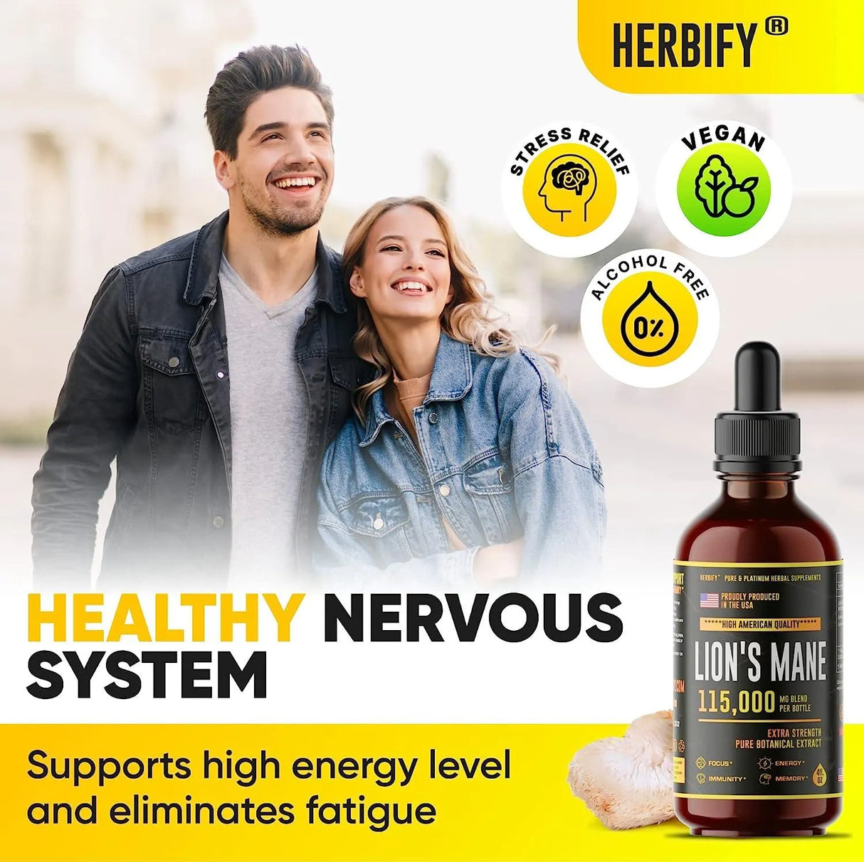 HERBIFY - HERBIFY Lions Mane Supplement 4 Fl. Oz. - The Red Vitamin MX - Suplementos Alimenticios - {{ shop.shopifyCountryName }}