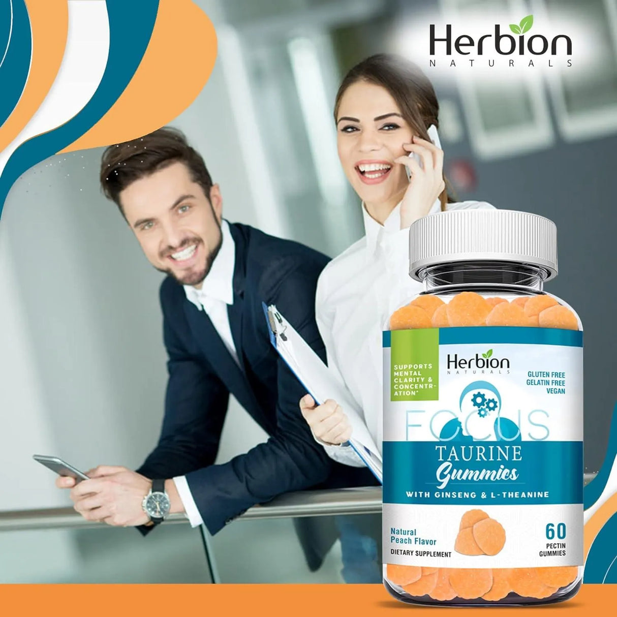 HERBION NATURALS - Herbion Naturals Taurine Gummies with Ginseng, L-Theanine 60 Gomitas - The Red Vitamin MX - Suplementos Alimenticios - {{ shop.shopifyCountryName }}