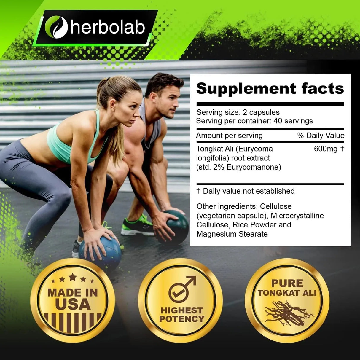 HERBOLAB - Herbolab Tongkat Ali Root Extract 300Mg. 80 Capsulas - The Red Vitamin MX - Suplementos Alimenticios - {{ shop.shopifyCountryName }}