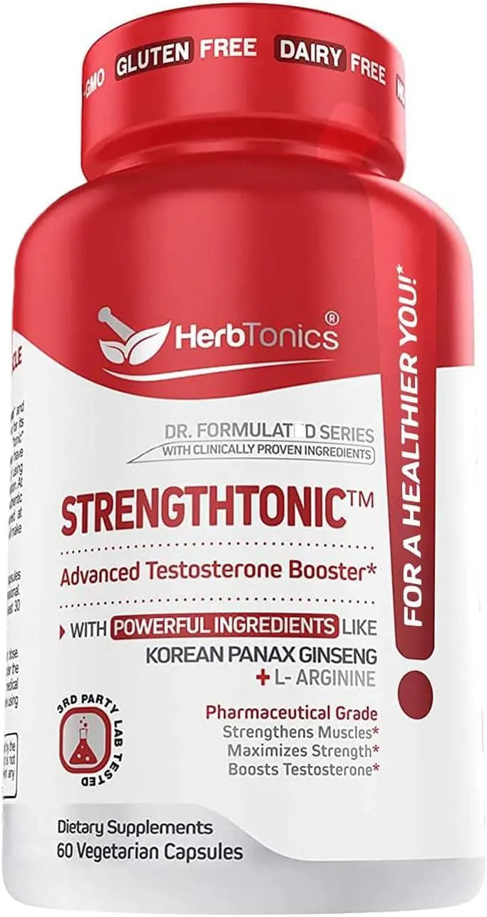 HERBTONICS - Herbtonics Strengthtonic Testosterone Booster 60 Capsulas - The Red Vitamin MX - Suplementos Alimenticios - {{ shop.shopifyCountryName }}