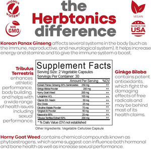 HERBTONICS - Herbtonics Strengthtonic Testosterone Booster 60 Capsulas - The Red Vitamin MX - Suplementos Alimenticios - {{ shop.shopifyCountryName }}