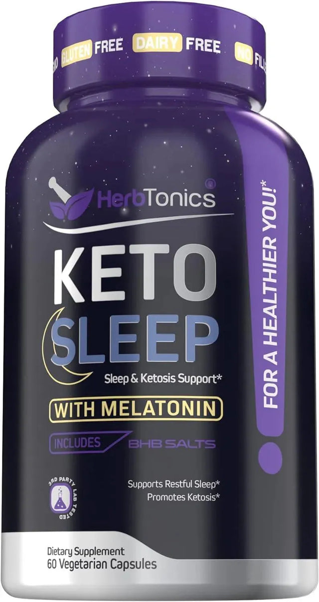 HERBTONICS - Keto Sleep Exogenous Ketones and Sleep Aids for Adults 60 Capsulas - The Red Vitamin MX - Suplementos Alimenticios - {{ shop.shopifyCountryName }}