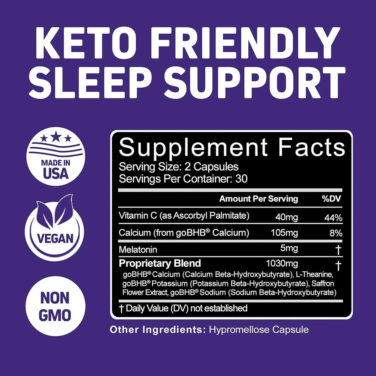 HERBTONICS - Keto Sleep Exogenous Ketones and Sleep Aids for Adults 60 Capsulas - The Red Vitamin MX - Suplementos Alimenticios - {{ shop.shopifyCountryName }}