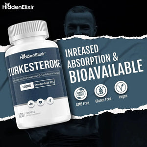 HIDDEN ELIXIR - Hidden Elixir Turkesterone 500Mg. 120 Capsulas - The Red Vitamin MX - Suplementos Alimenticios - {{ shop.shopifyCountryName }}