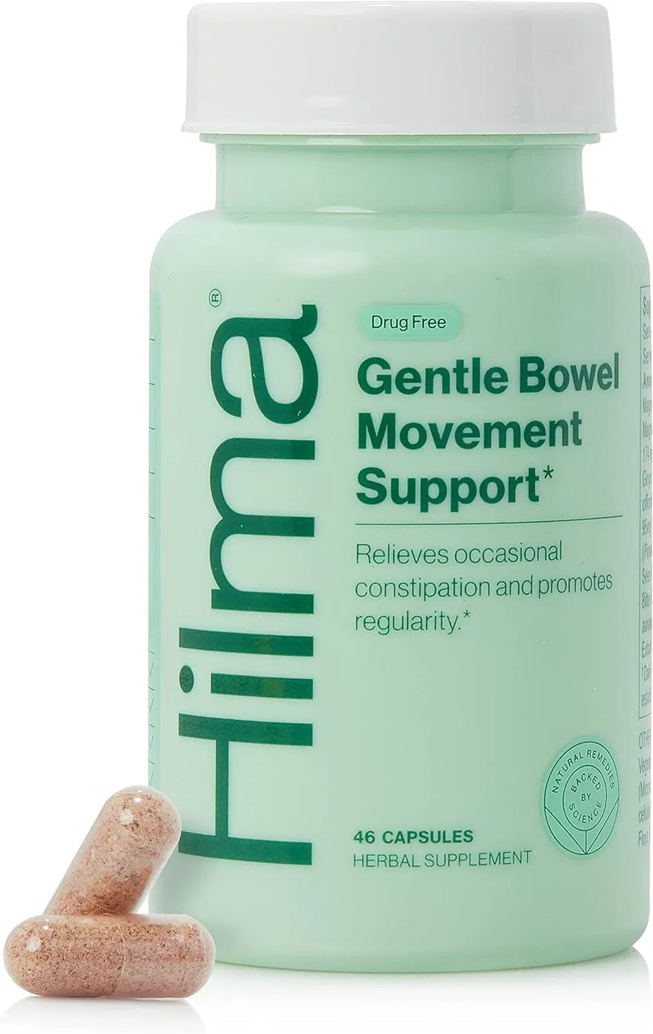 HILMA - Hilma Gentle Bowel Movement 46 Capsulas - The Red Vitamin MX - Suplementos Alimenticios - {{ shop.shopifyCountryName }}