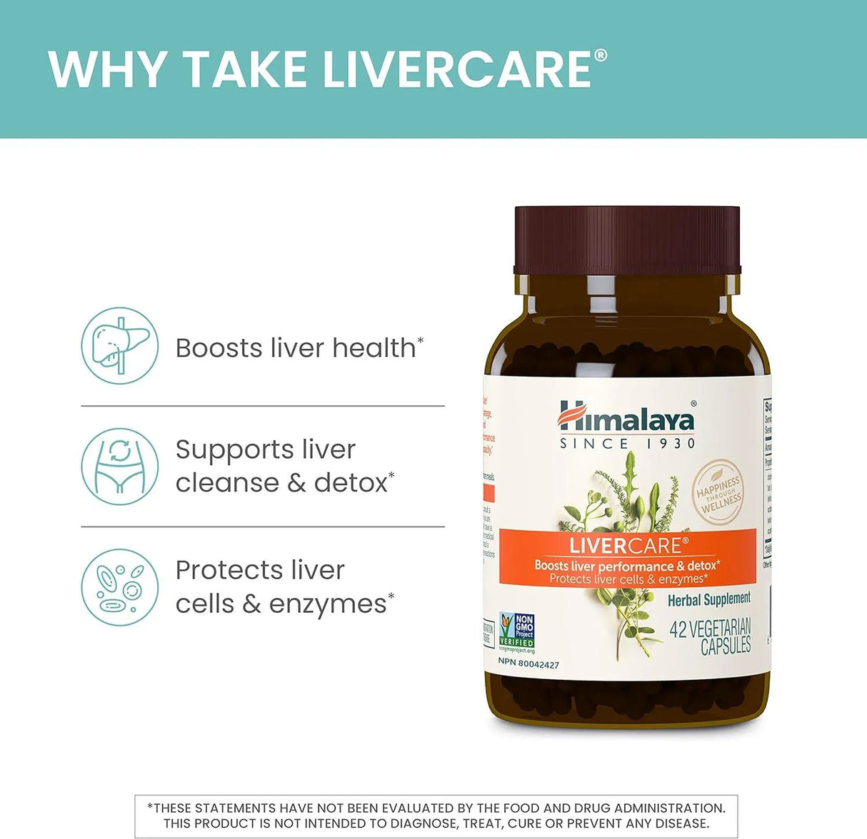 HIMALAYA - Himalaya LiverCare 375Mg. 42 Capsulas - The Red Vitamin MX - Suplementos Alimenticios - {{ shop.shopifyCountryName }}