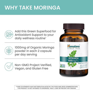 HIMALAYA - Himalaya Moringa 1000Mg. 60 Capsulas - The Red Vitamin MX - Suplementos Alimenticios - {{ shop.shopifyCountryName }}