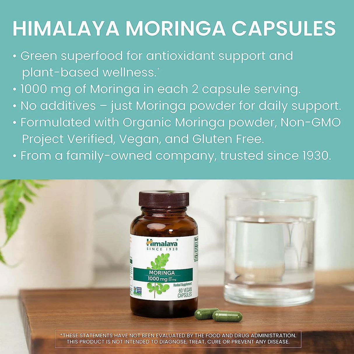 HIMALAYA - Himalaya Moringa 1000Mg. 60 Capsulas - The Red Vitamin MX - Suplementos Alimenticios - {{ shop.shopifyCountryName }}