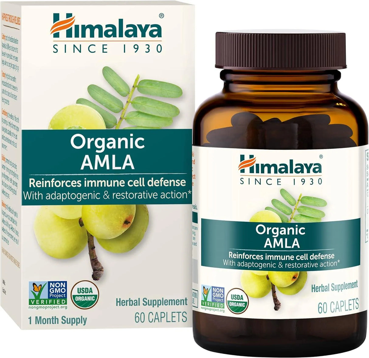 HIMALAYA - Himalaya Organic Amla Natural Antioxidant 60 Tabletas - The Red Vitamin MX - Suplementos Alimenticios - {{ shop.shopifyCountryName }}