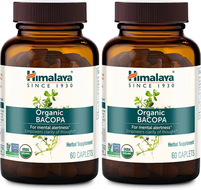 HIMALAYA - Himalaya Organic Bacopa Monnieri / Brahmi 750Mg. 60 Tabletas 2 Pack - The Red Vitamin MX - Suplementos Alimenticios - {{ shop.shopifyCountryName }}