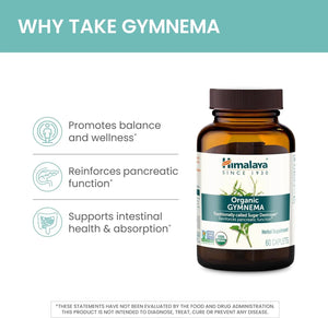 HIMALAYA - Himalaya Organic Gymnema Sylvestre 700Mg. 60 Tabletas 2 Pack - The Red Vitamin MX - Suplementos Alimenticios - {{ shop.shopifyCountryName }}