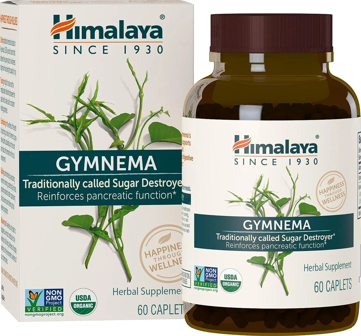 HIMALAYA - Himalaya Organic Gymnema Sylvestre 700Mg. 60 Tabletas 2 Pack - The Red Vitamin MX - Suplementos Alimenticios - {{ shop.shopifyCountryName }}