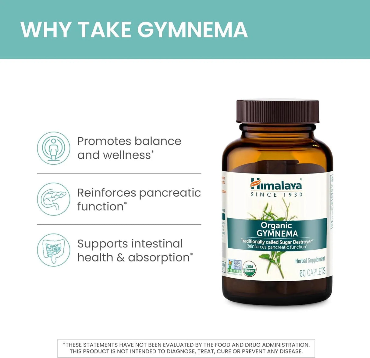 HIMALAYA - Himalaya Organic Gymnema Sylvestre 700Mg. 60 Tabletas - The Red Vitamin MX - Suplementos Alimenticios - {{ shop.shopifyCountryName }}