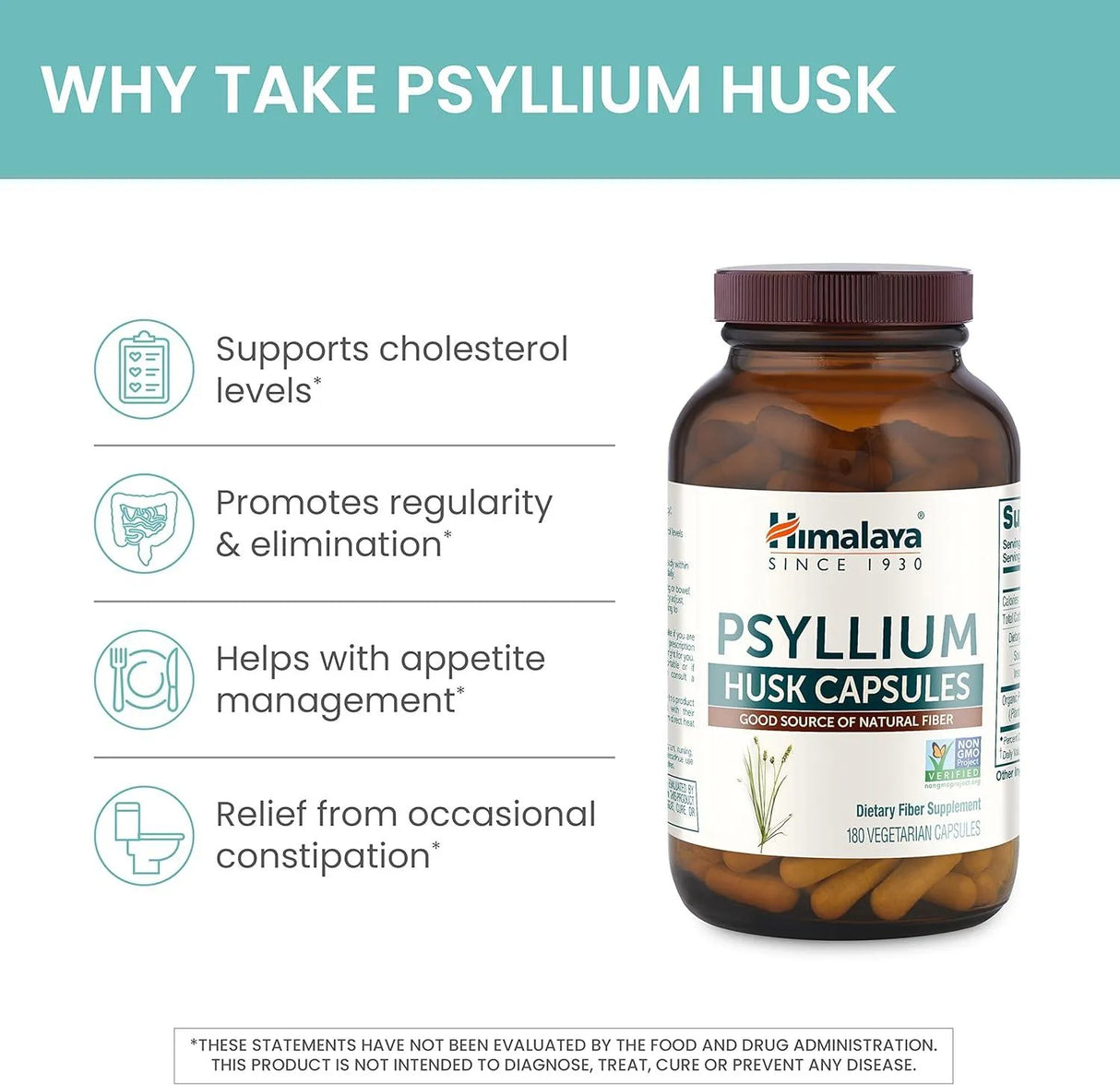 HIMALAYA - Himalaya Psyllium Husk 180 Capsulas - The Red Vitamin MX - Suplementos Alimenticios - {{ shop.shopifyCountryName }}