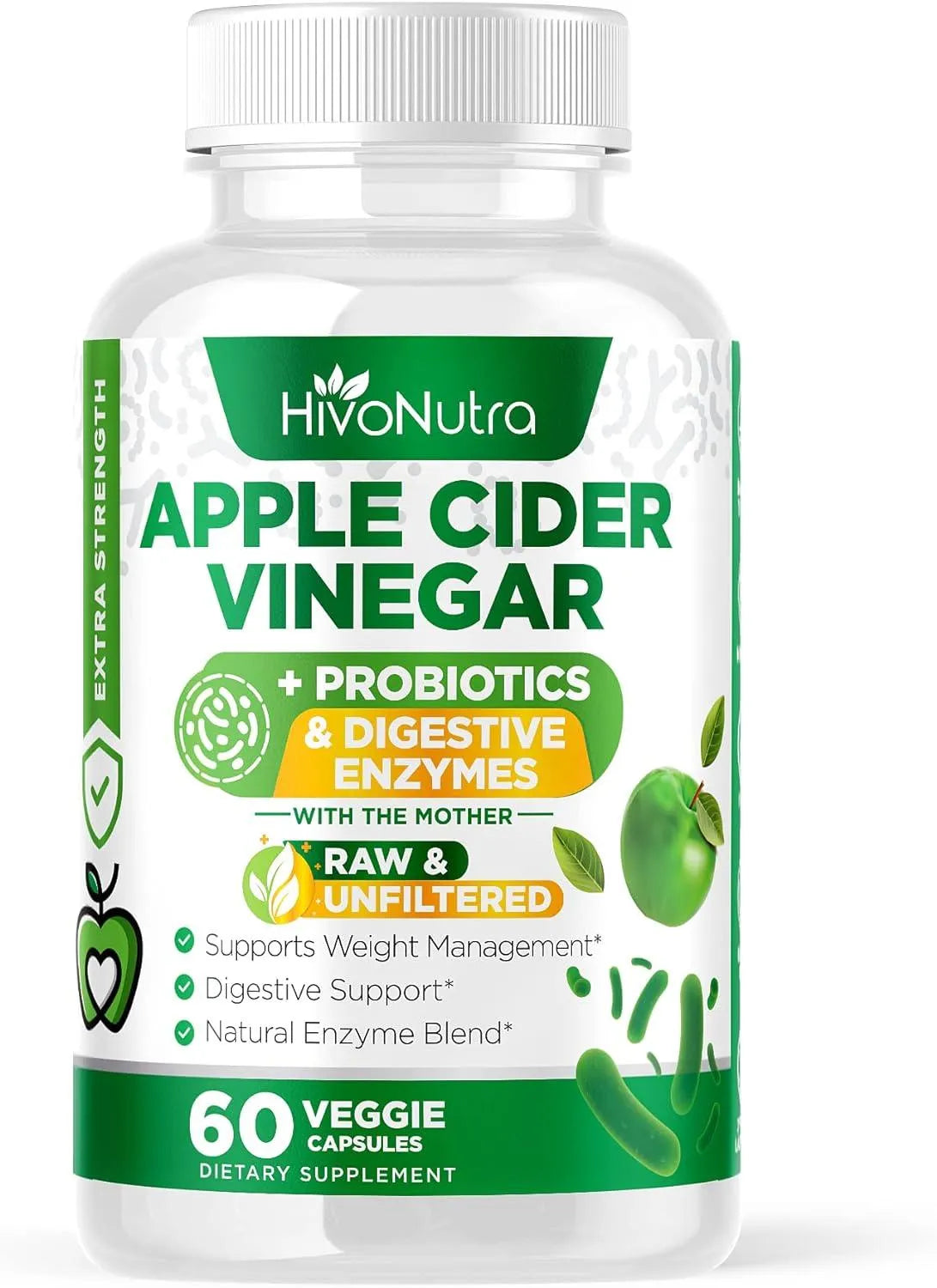 HIVONUTRA - HivoNutra 3-in-1 Apple Cider Vinegar 60 Capsulas - The Red Vitamin MX - Suplementos Alimenticios - {{ shop.shopifyCountryName }}