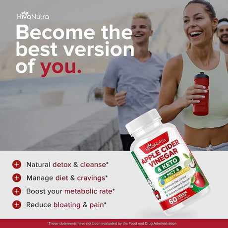 HIVONUTRA - HivoNutra 4X Strength Apple Cider Vinegar 120 Capsulas - The Red Vitamin MX - Suplementos Alimenticios - {{ shop.shopifyCountryName }}