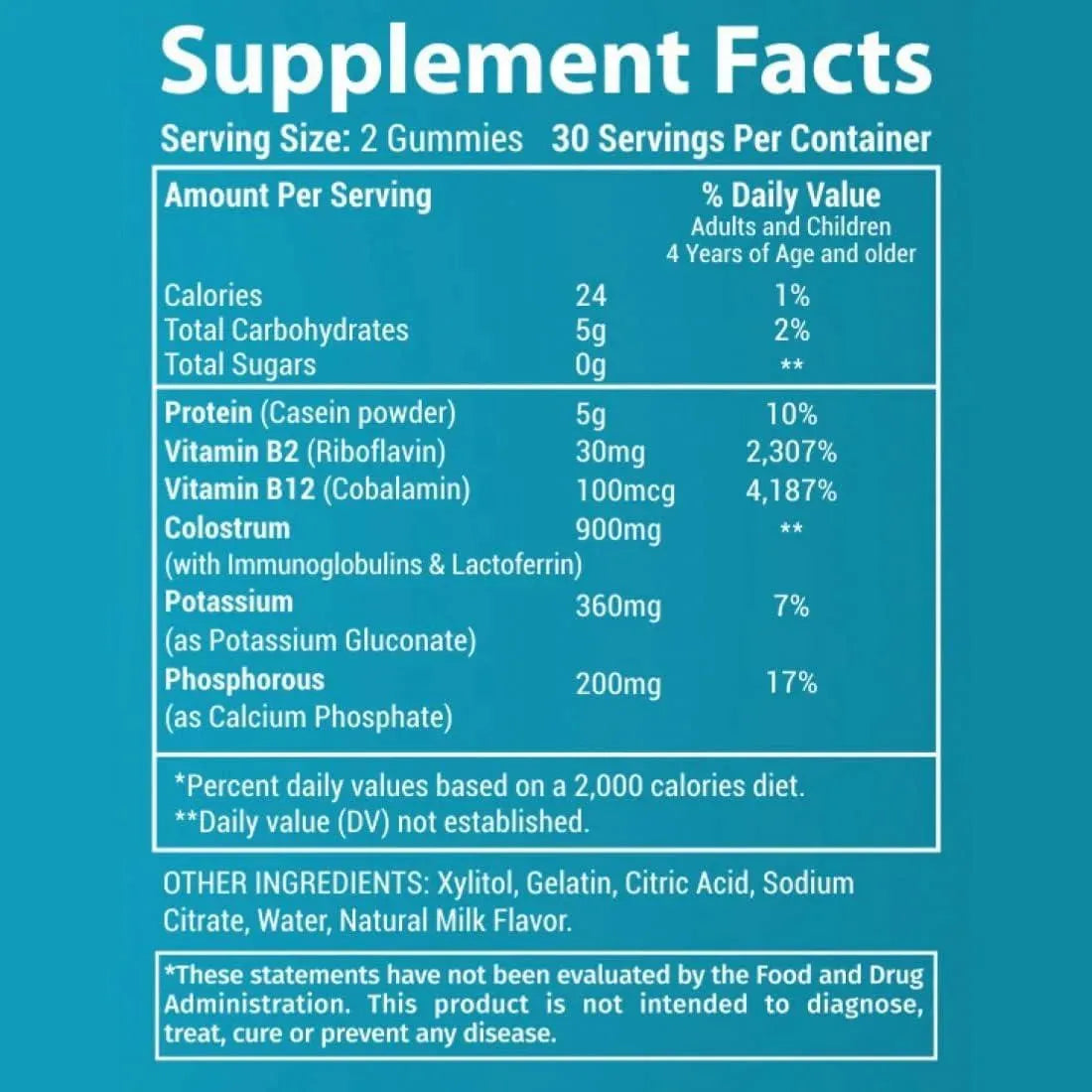 HOLISTIC MD - Holistic MD Colostrum Supplement with Vitamin B 60 Gomitas - The Red Vitamin MX - Suplementos Alimenticios - {{ shop.shopifyCountryName }}