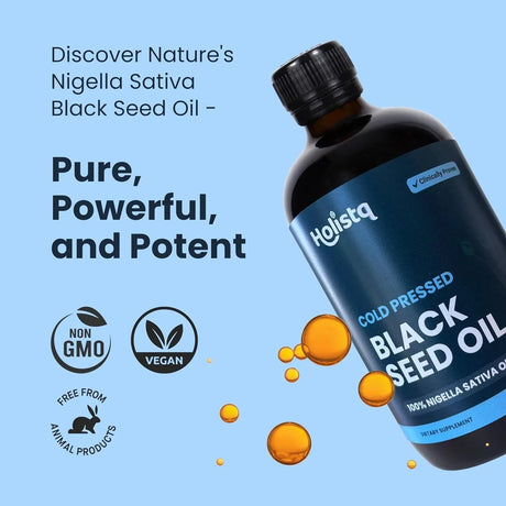 HOLISTQ - HOLISTQ Black Cumin Seed Oil 250Ml. - The Red Vitamin MX - Suplementos Alimenticios - {{ shop.shopifyCountryName }}