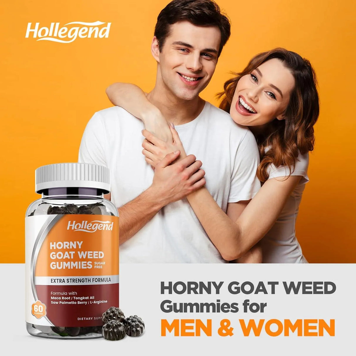 HOLLEGEND - Hollegend Goat Weed Gummies Sugar Free 60 Gomitas - The Red Vitamin MX - Suplementos Alimenticios - {{ shop.shopifyCountryName }}