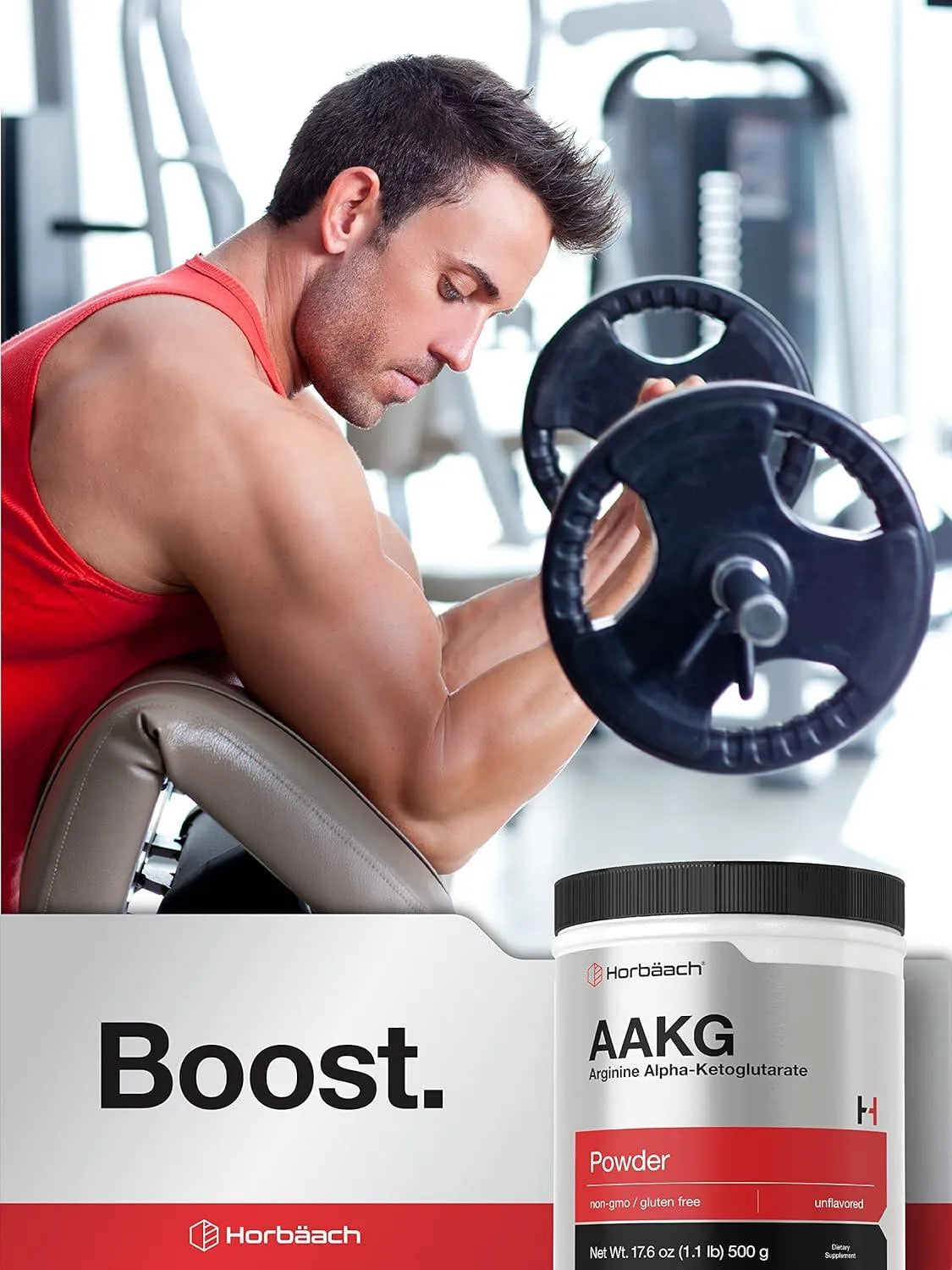 HORBAACH - Horbaach AAKG Powder Arginine Alpha-Ketoglutarate 500Gr. - The Red Vitamin MX - Suplementos Alimenticios - {{ shop.shopifyCountryName }}