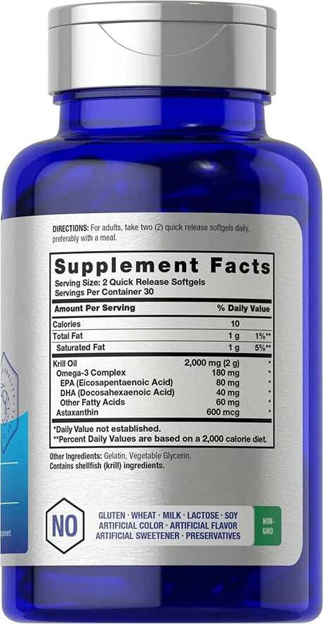 HORBAACH - Horbaach Antarctic Krill Oil 2000Mg. 60 Capsulas Blandas - The Red Vitamin MX - Suplementos Alimenticios - {{ shop.shopifyCountryName }}