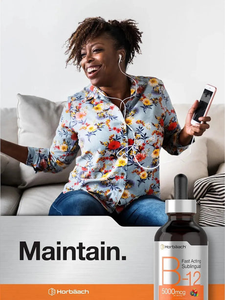 HORBAACH - Horbaach B-12 5000mcg Sublingual Liquid Vitamin 118Ml. - The Red Vitamin MX - Suplementos Alimenticios - {{ shop.shopifyCountryName }}