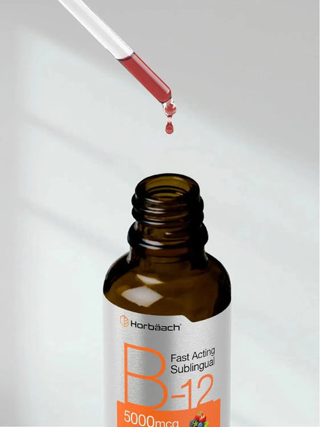 HORBAACH - Horbaach B-12 5000mcg Sublingual Liquid Vitamin 118Ml. - The Red Vitamin MX - Suplementos Alimenticios - {{ shop.shopifyCountryName }}