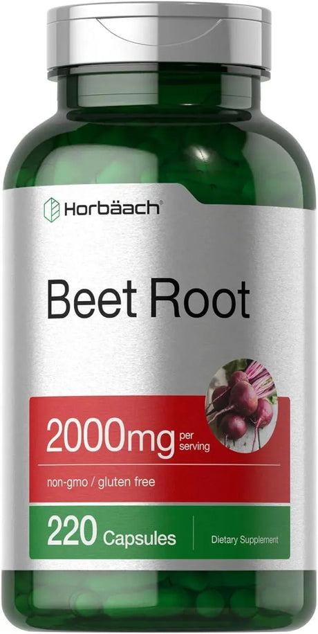 HORBAACH - Horbaach Beet Root Powder Capsules 2000Mg. 220 Capsulas - The Red Vitamin MX - Suplementos Alimenticios - {{ shop.shopifyCountryName }}