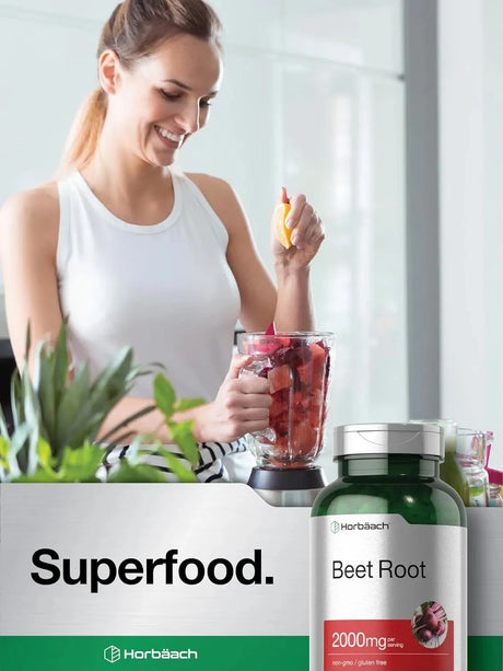 HORBAACH - Horbaach Beet Root Powder Capsules 2000Mg. 220 Capsulas - The Red Vitamin MX - Suplementos Alimenticios - {{ shop.shopifyCountryName }}