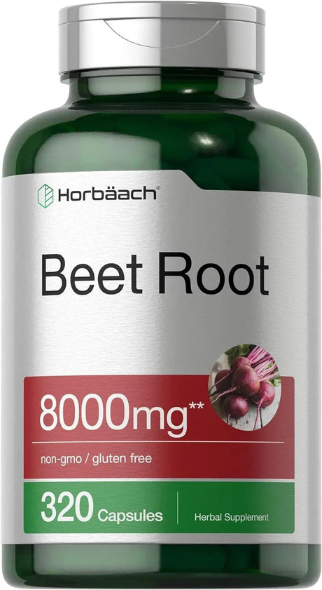 HORBAACH - Horbaach Beet Root Powder Capsules 8000Mg. 320 Capsulas - The Red Vitamin MX - Suplementos Alimenticios - {{ shop.shopifyCountryName }}