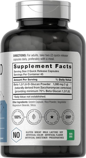 HORBAACH - Horbaach Beta Glucan 1 3D 1000Mg. 90 Capsulas - The Red Vitamin MX - Suplementos Alimenticios - {{ shop.shopifyCountryName }}