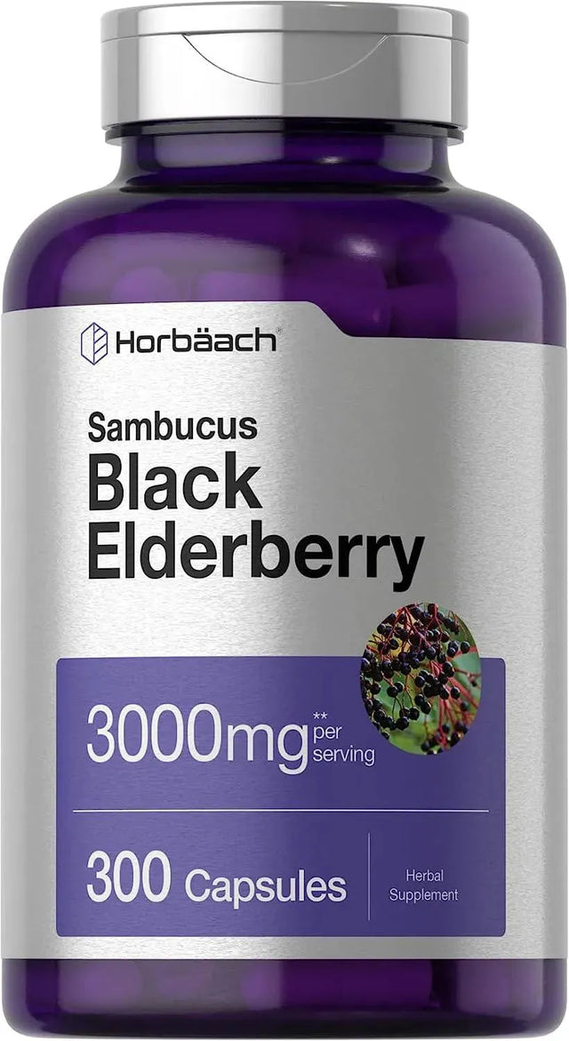 HORBAACH - Horbaach Black Elderberry 3000Mg. 300 Capsulas - The Red Vitamin MX - Suplementos Alimenticios - {{ shop.shopifyCountryName }}