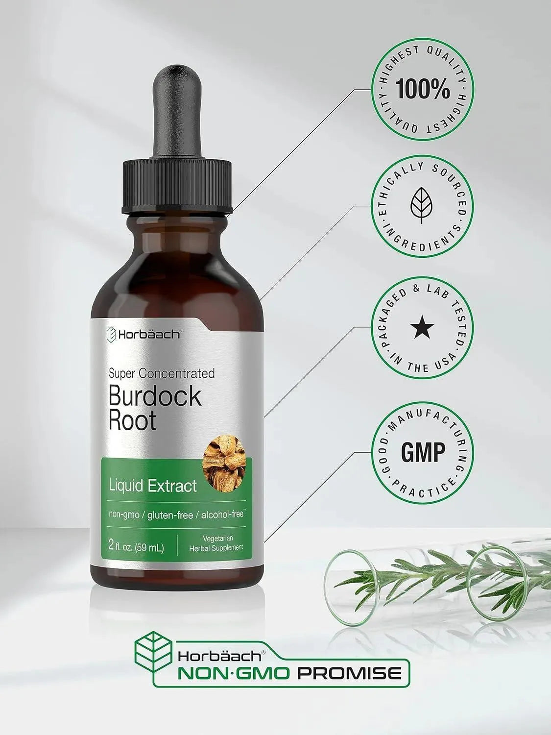 HORBAACH - Horbaach Burdock Root Tincture 2 Fl.Oz. - The Red Vitamin MX - Suplementos Alimenticios - {{ shop.shopifyCountryName }}