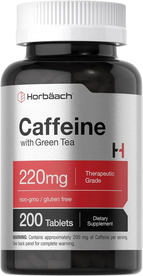 HORBAACH - Horbaach Caffeine Pills 200Mg with Green Tea 200 Tabletas - The Red Vitamin MX - Suplementos Alimenticios - {{ shop.shopifyCountryName }}