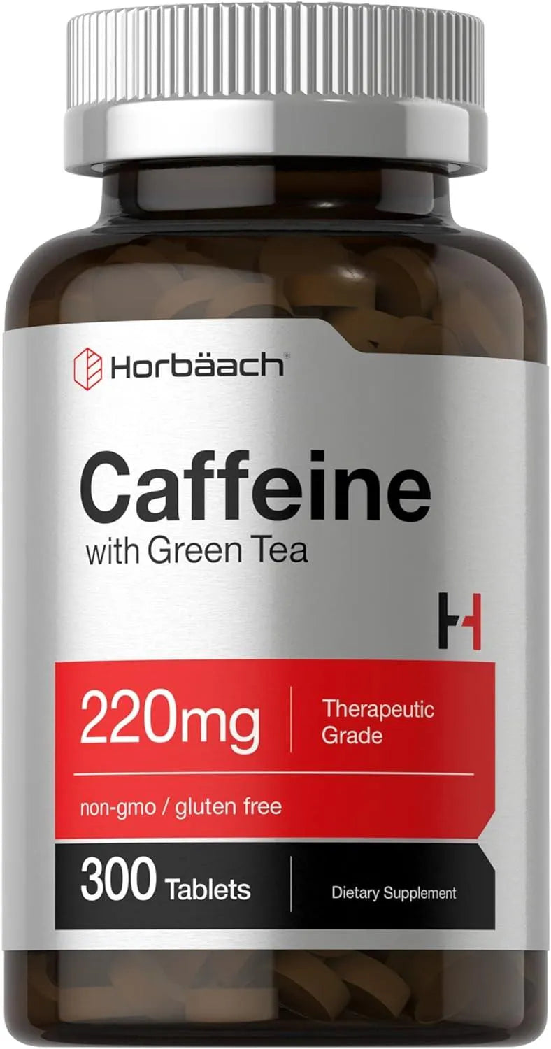 HORBAACH - Horbaach Caffeine Pills 200Mg with Green Tea 300 Tabletas - The Red Vitamin MX - Suplementos Alimenticios - {{ shop.shopifyCountryName }}