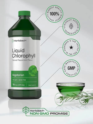 HORBAACH - Horbaach Chlorophyll Liquid Drops 100Mg. 473Ml. 2 Pack - The Red Vitamin MX - Suplementos Alimenticios - {{ shop.shopifyCountryName }}