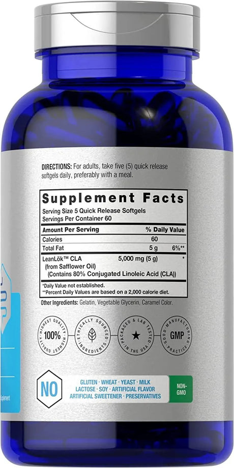 HORBAACH - Horbaach CLA Supplement 5000Mg. 300 Capsulas Blandas - The Red Vitamin MX - Suplementos Alimenticios - {{ shop.shopifyCountryName }}