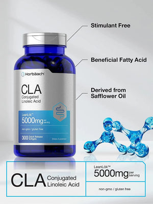 HORBAACH - Horbaach CLA Supplement 5000Mg. 300 Capsulas Blandas - The Red Vitamin MX - Suplementos Alimenticios - {{ shop.shopifyCountryName }}