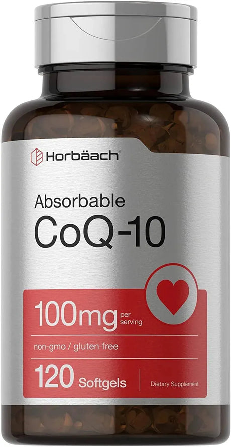 HORBAACH - Horbaach CoQ10 100Mg. 120 Capsulas Blandas - The Red Vitamin MX - Suplementos Alimenticios - {{ shop.shopifyCountryName }}